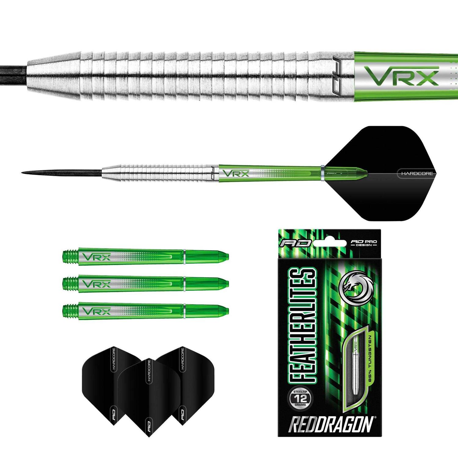 Red Dragon Featherlite 2 Tungsten Darts Set with Flights and Stems - Image 3