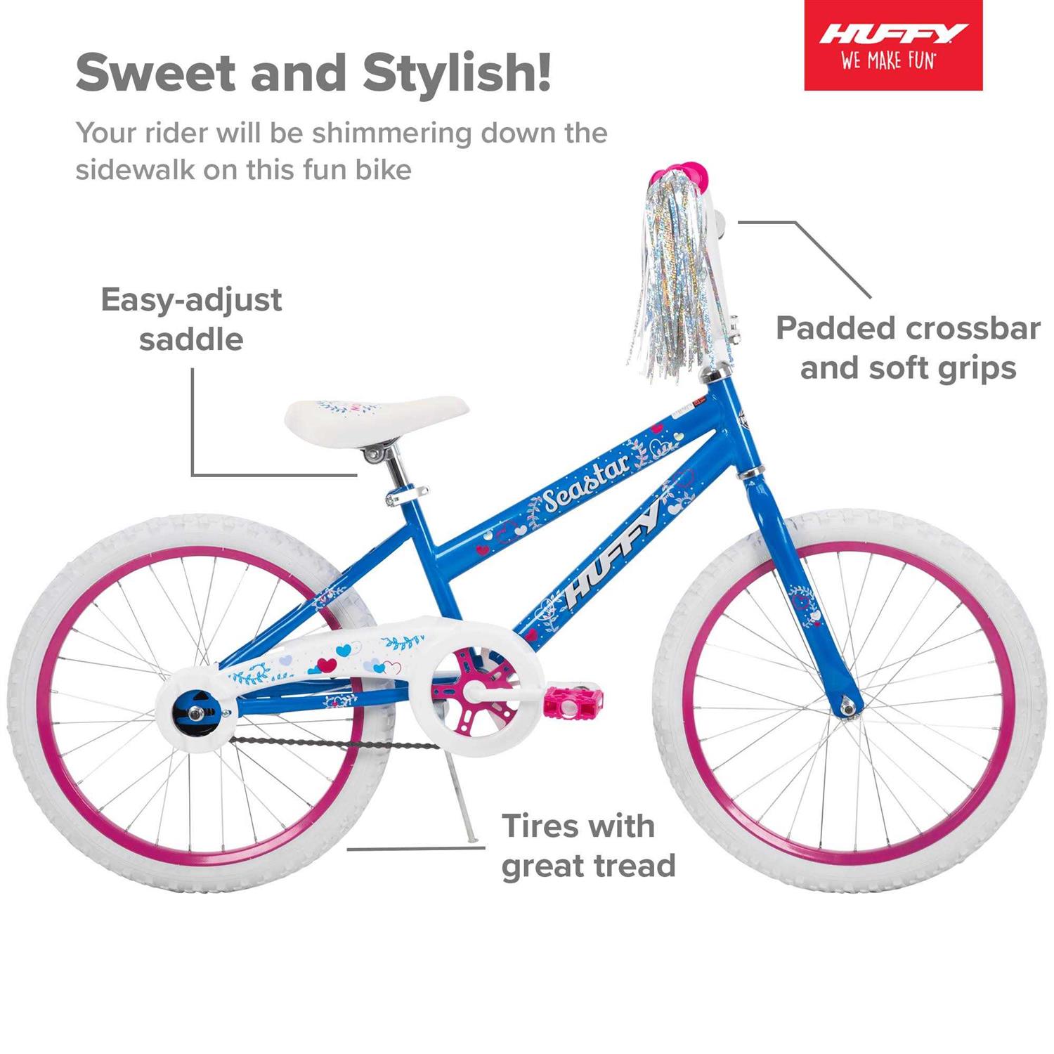 Huffy Sea Star Girls' Bike - Image 3