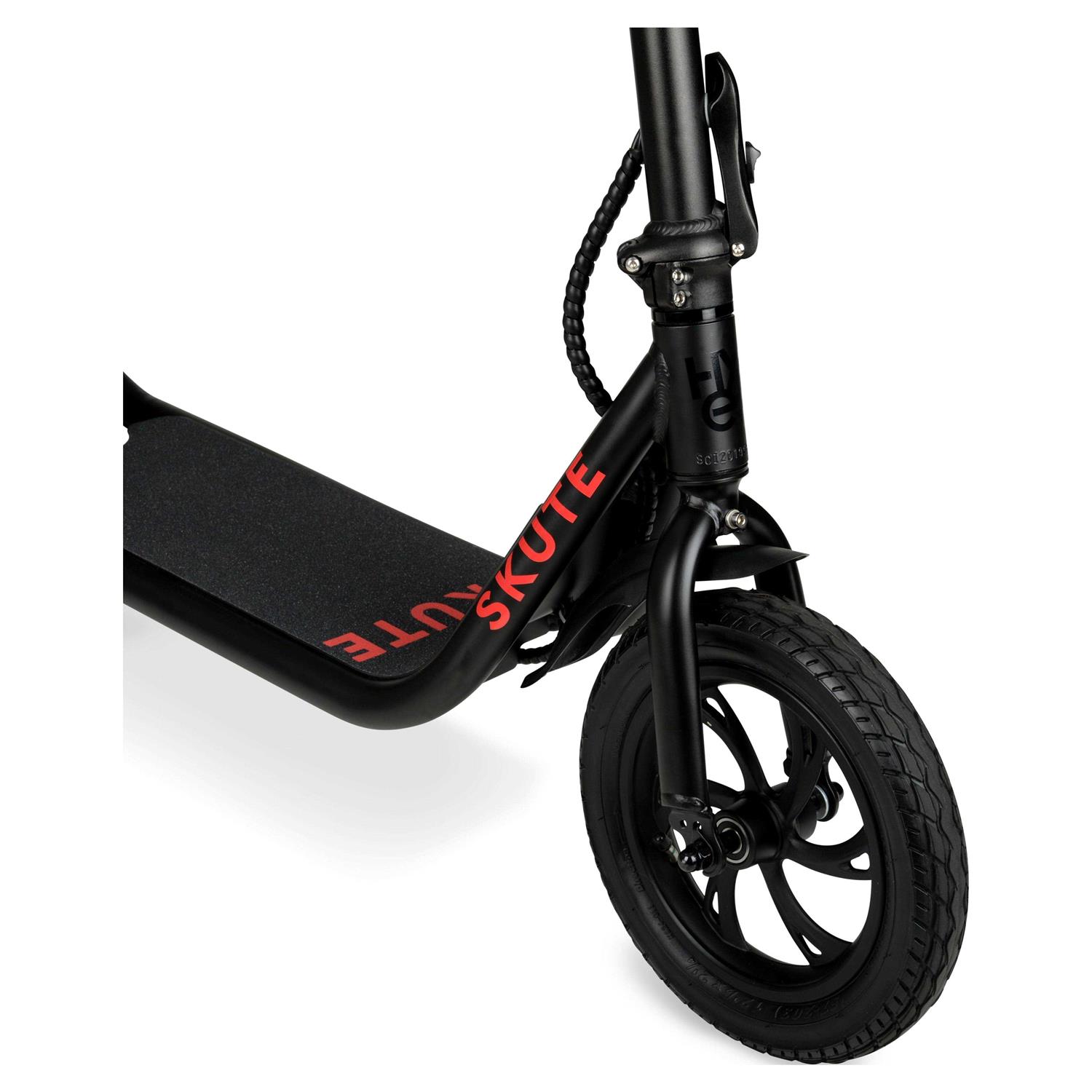 Hyper 36V Skute Commute 12 inch Seated Electric Scooter with Basket - Image 5