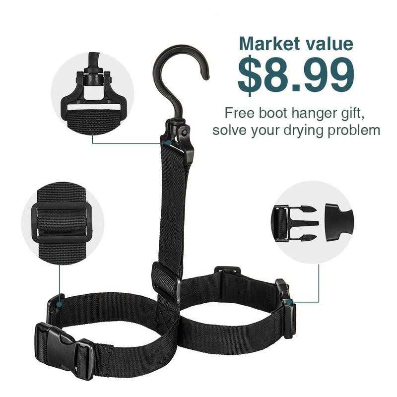 TIDEWE Bootfoot Chest Wader, 2-Ply Nylon/PVC Waterproof Fishing & Hunting Waders with Boot Hanger for Men and Women - Image 5