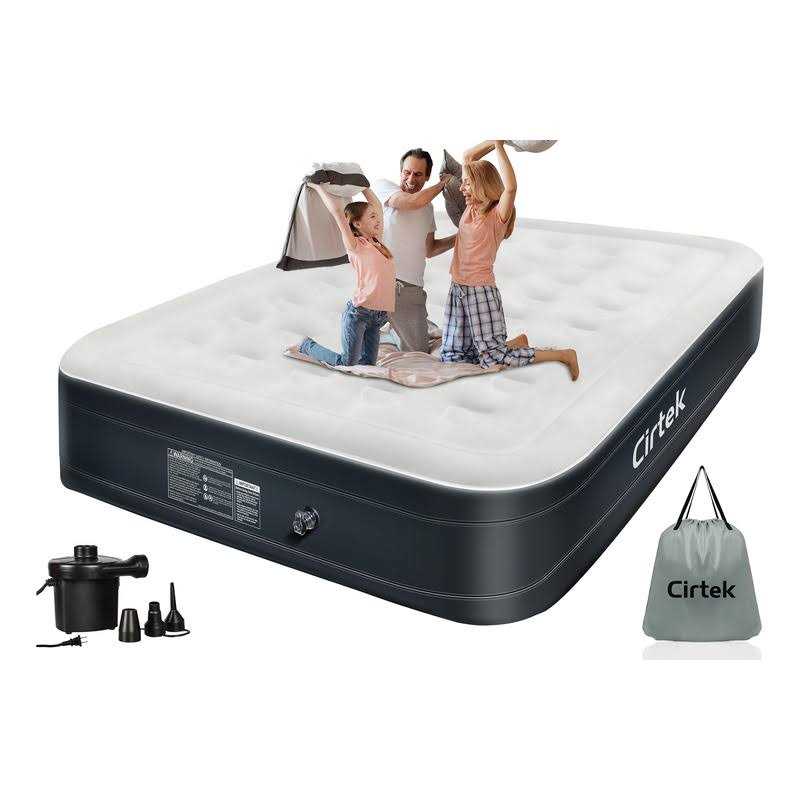 Cirtek Air Mattress 18 Inflatable Mattress for Camping Travel Sleeping - Image 5