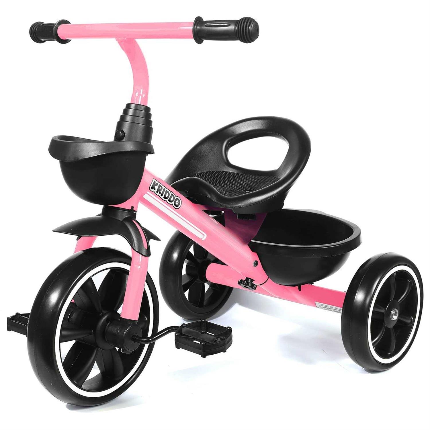 KRIDDO Tricycles Age 24 Month to 4 Years Toddler Kids Trike for 2.5 to 5 Year Old
