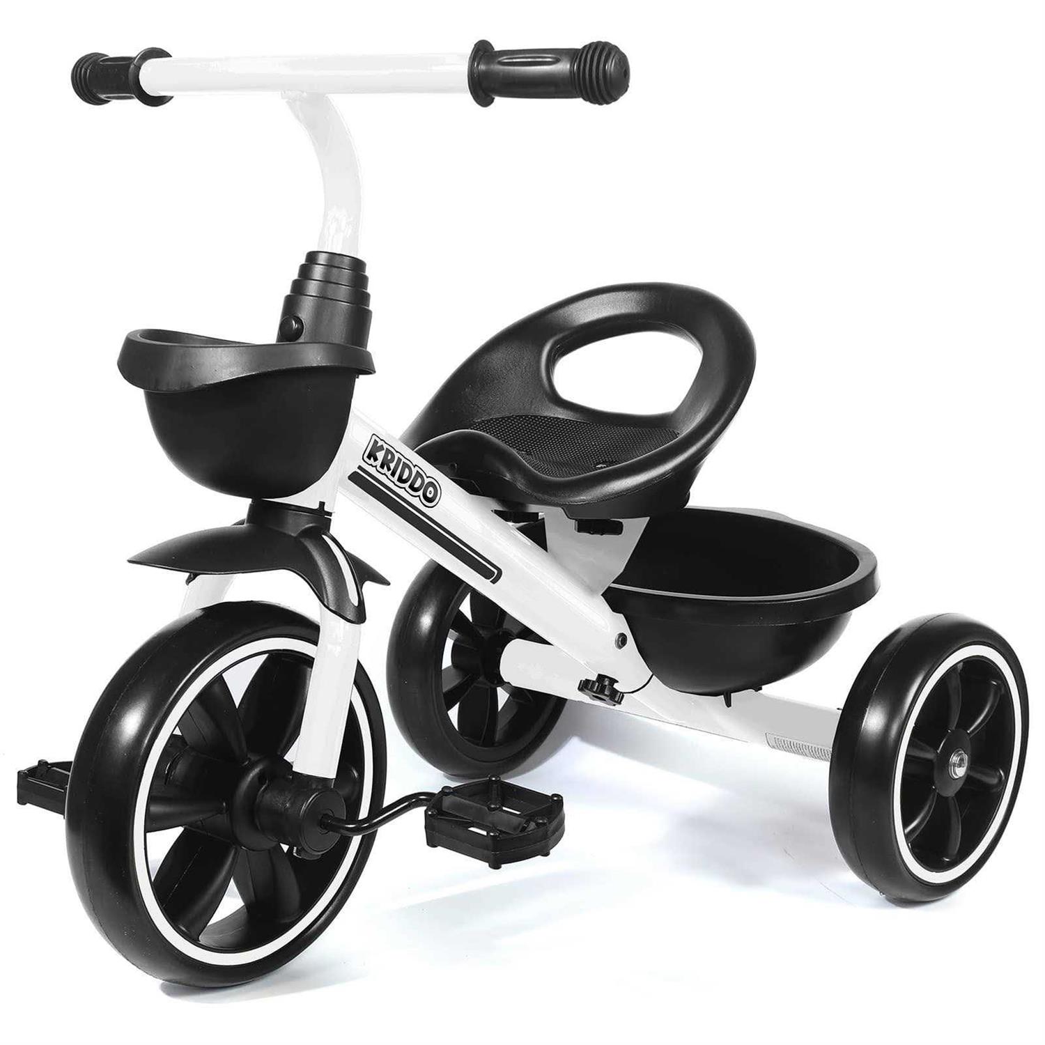 KRIDDO Tricycles Age 24 Month to 4 Years Toddler Kids Trike for 2.5 to 5 Year Old