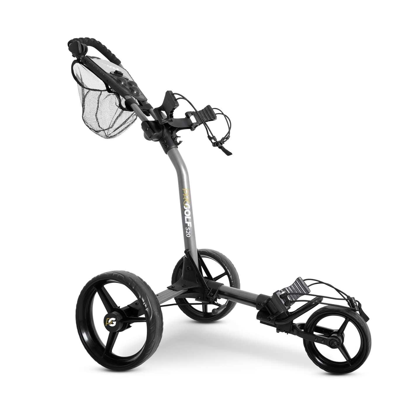 Mgi Pro Golf S20 3 Wheel Push Cart Easy to Fold System