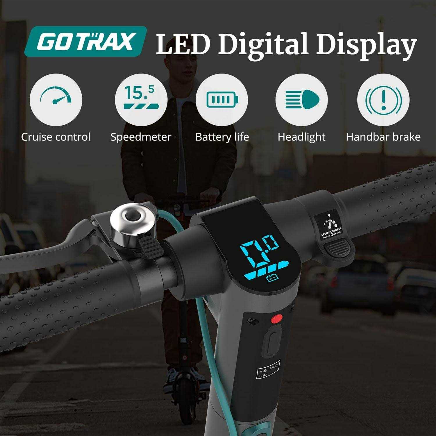 GOTRAX Rival Adult Electric - Sports Supplies Online Store