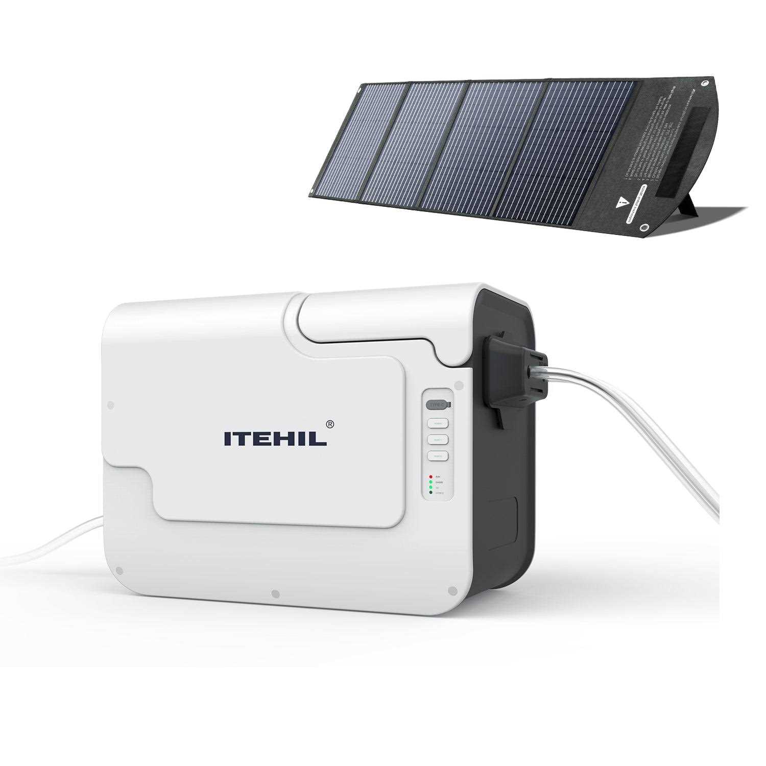 Camping Portable Water Purifier Pump for Hiking Survival by ITEHIL