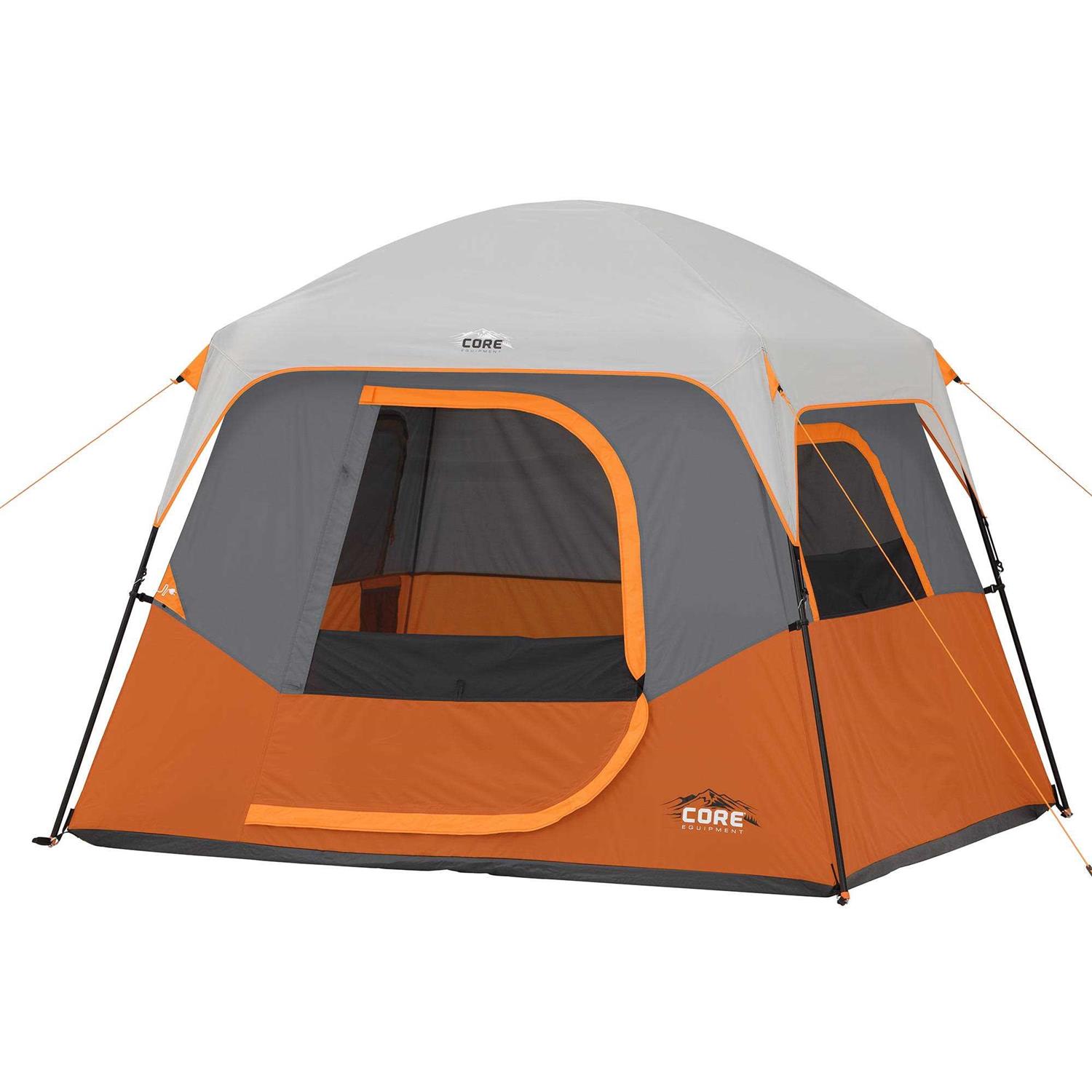 Core 6-Person Straight-Wall Cabin Tent
