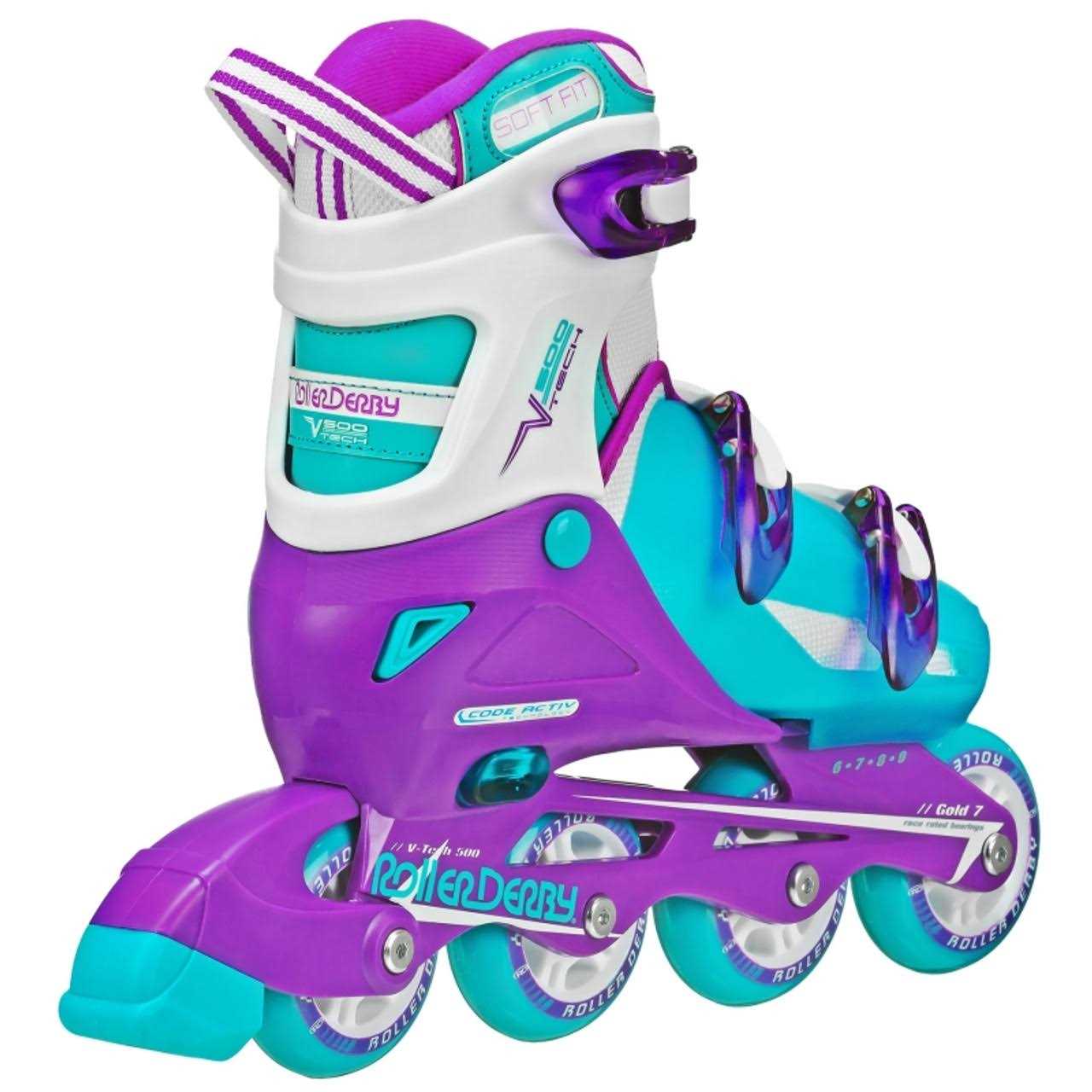 Roller Derby Women's V-Tech 500 Button Adjustable Inline - Image 2