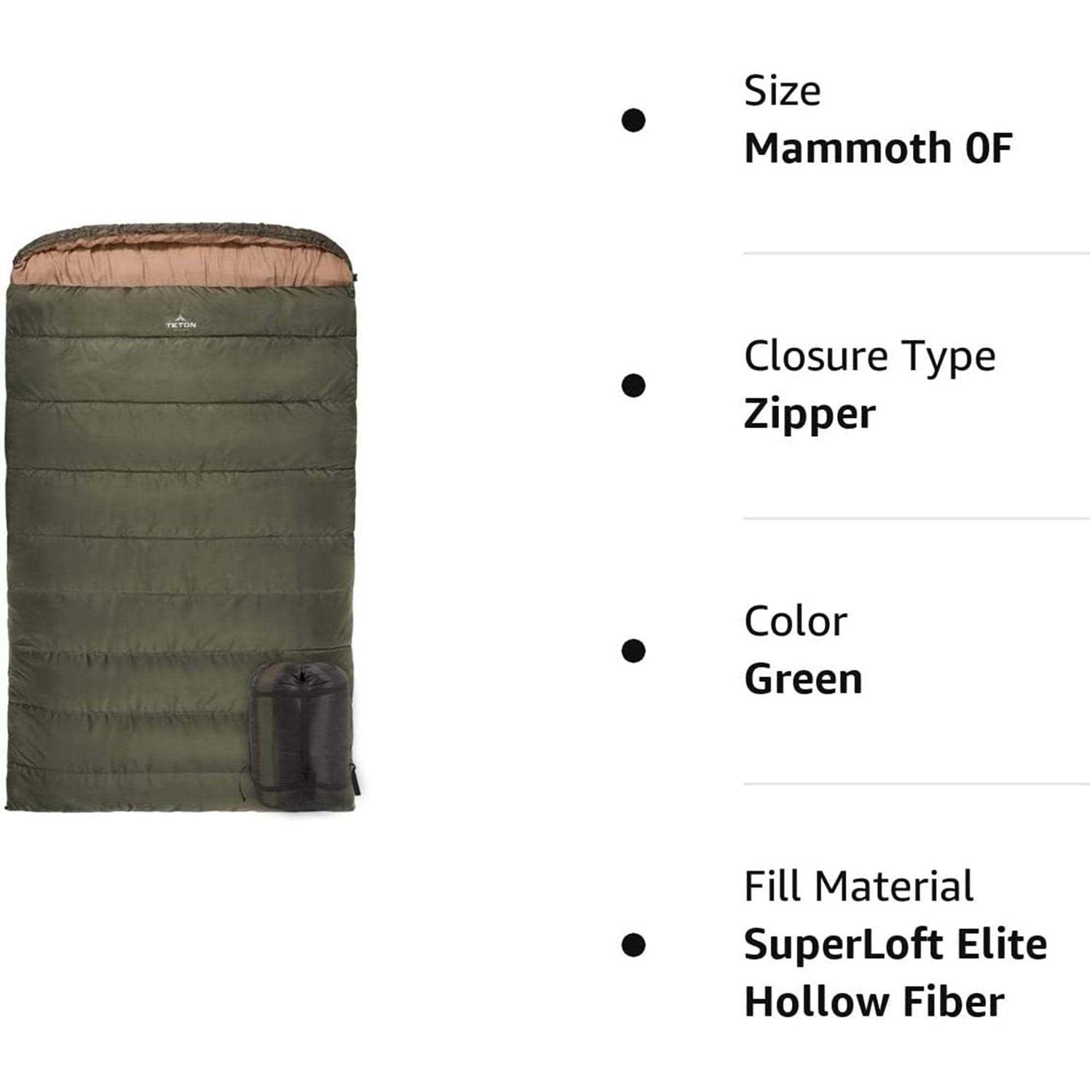 Teton Sports Mammoth Sleeping Bag - Image 3