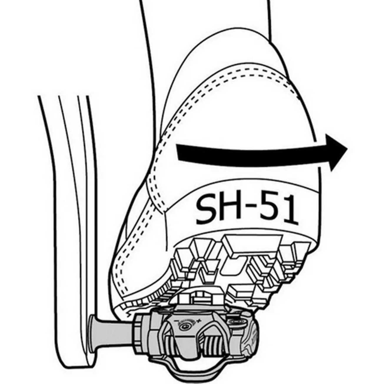 Shimano SM-SH51 SPD Cleat - Image 3