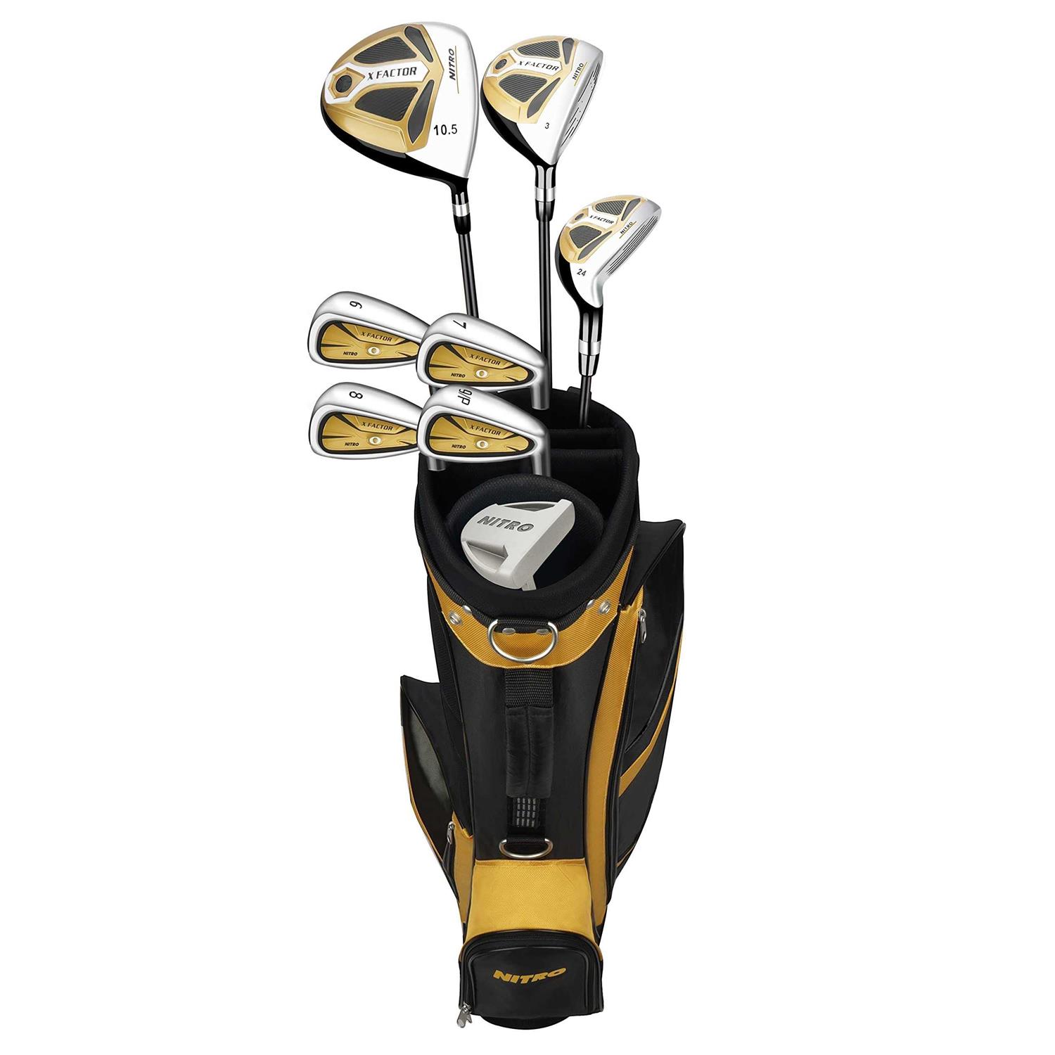 Nitro X Factor 13 Piece Golf Set All Graphite Men's - Image 4