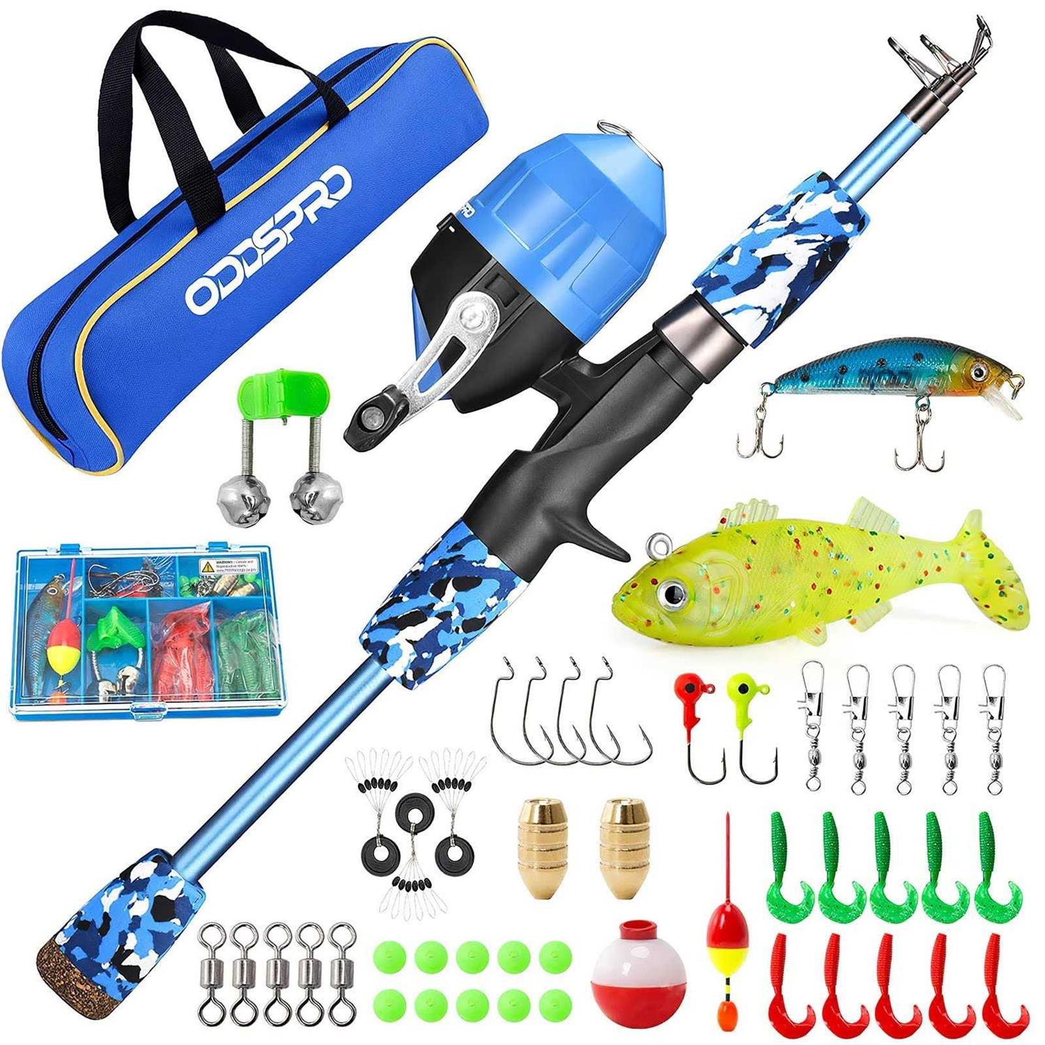 Oddspro Kids Fishing Pole Fishing and Reel Kit - Image 4