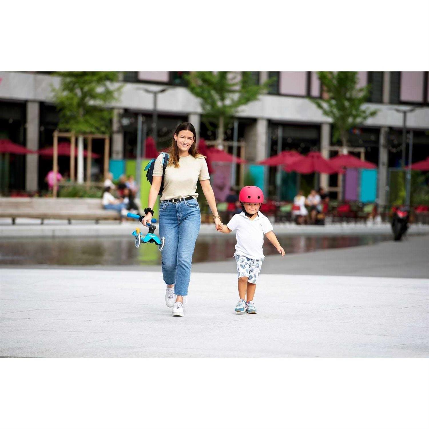 Micro Mini Deluxe Foldable LED Scooter - Image 4