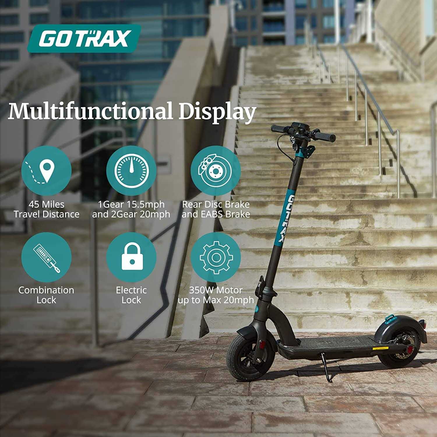 Gotrax GMAX Ultra Electric Scooter - Image 2