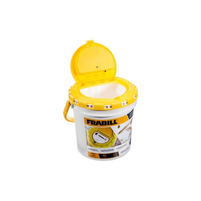 Frabill Dual Fish Bait Bucket with Aerator Built-In - Image 3