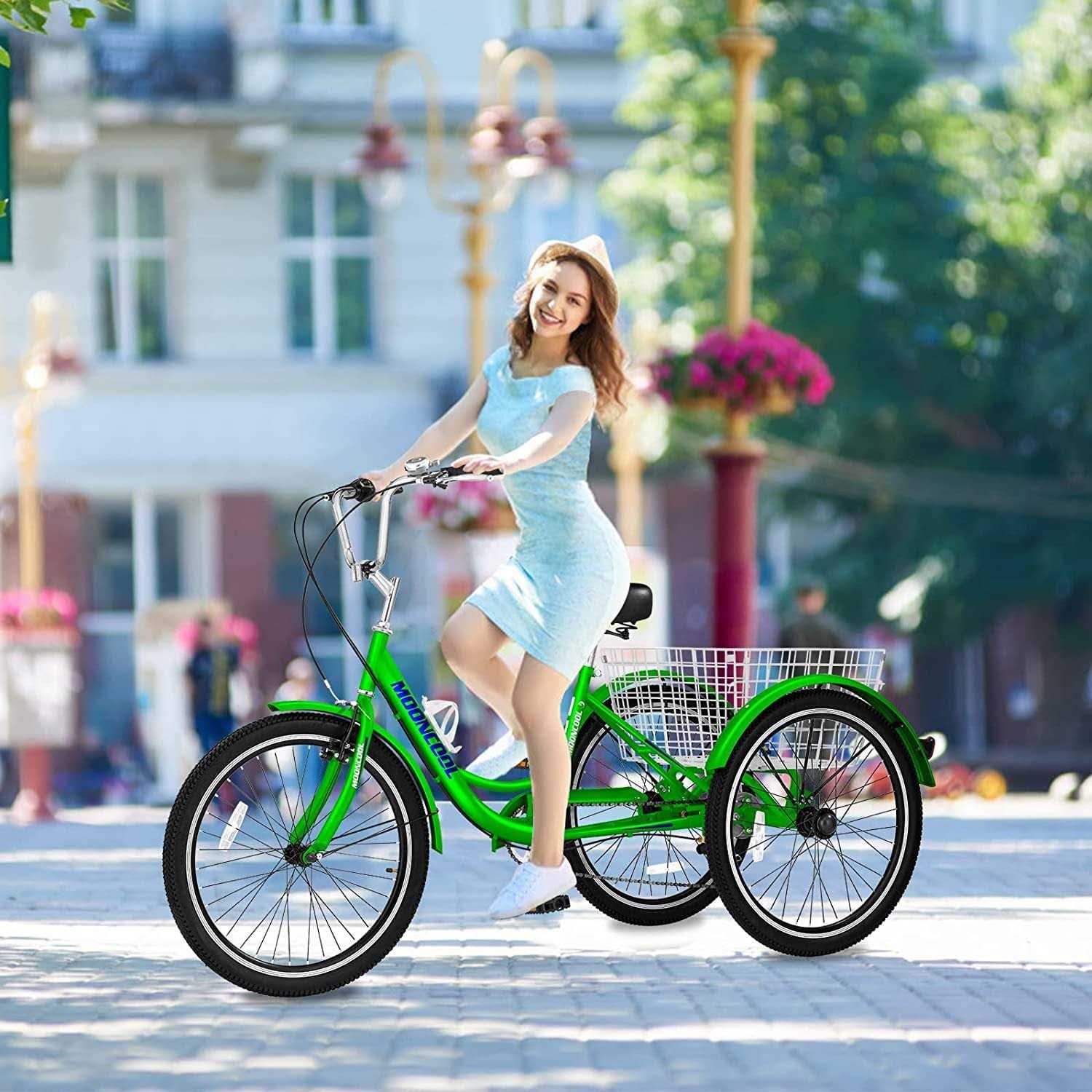 MOONCOOL Adult Tricycles 7 Speed 3 Wheel Bikes - Image 3