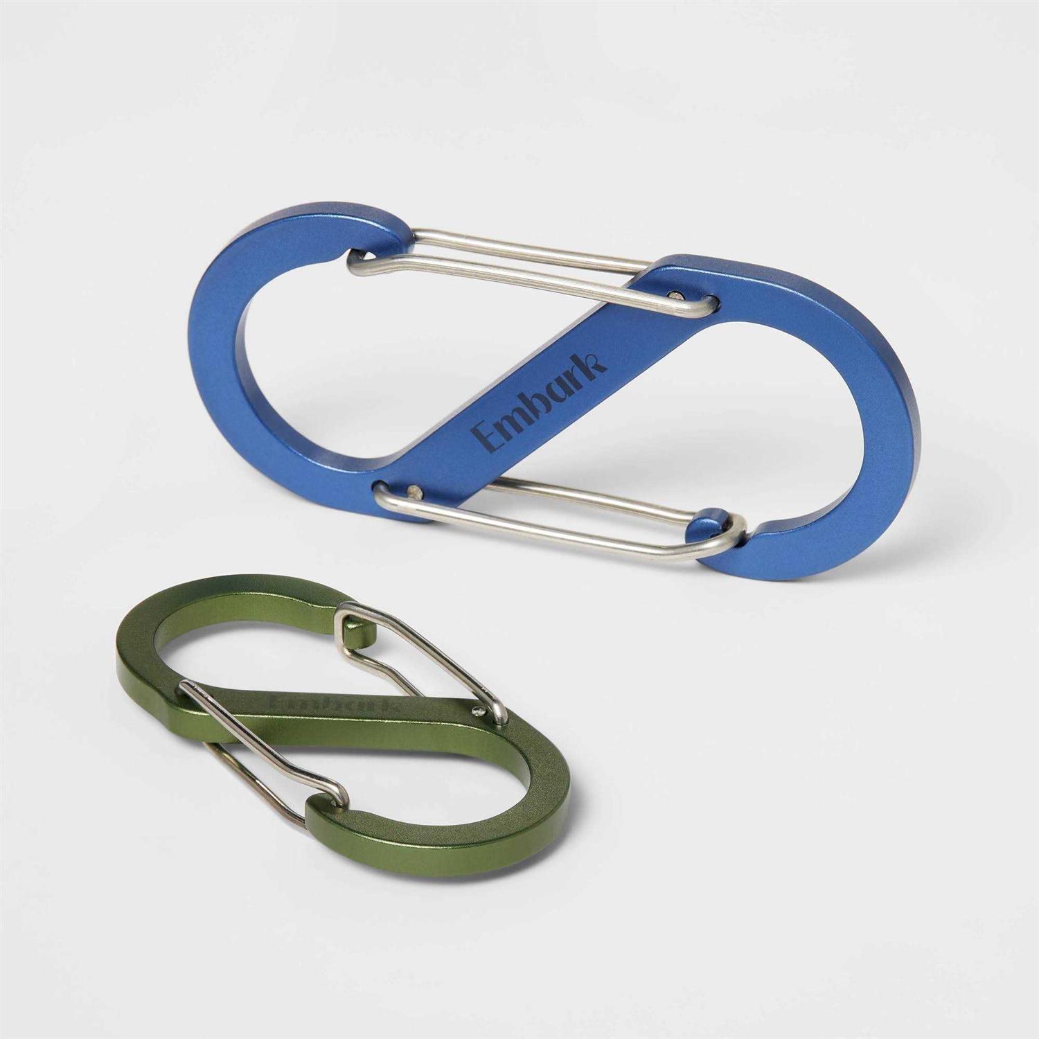 Embark Wiregate Non-Locking Carabiners 2pc - Image 2