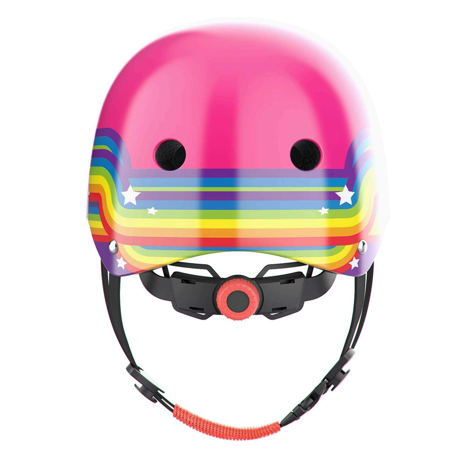 Noggn Bike Helmet for Kids, Girls and Boys Rainbow Unicorn - Image 3