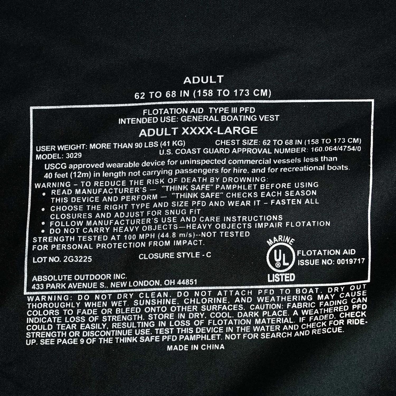 Onyx Adult Select Life Jacket - Image 4