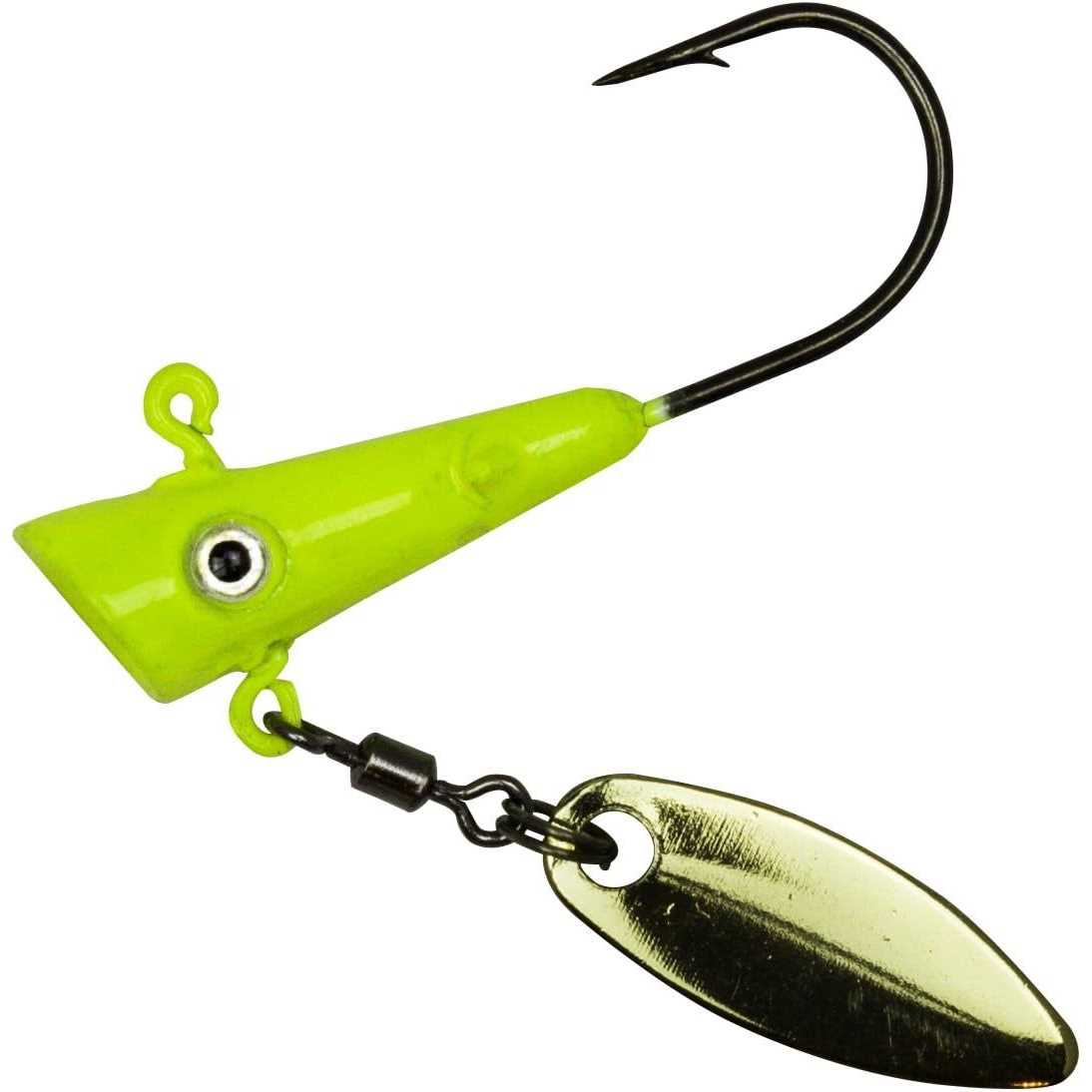 Crappie Magnet Jig Heads Size and Crappie Fin Kit Magnet 1/8 Spin 1/16 - Image 2