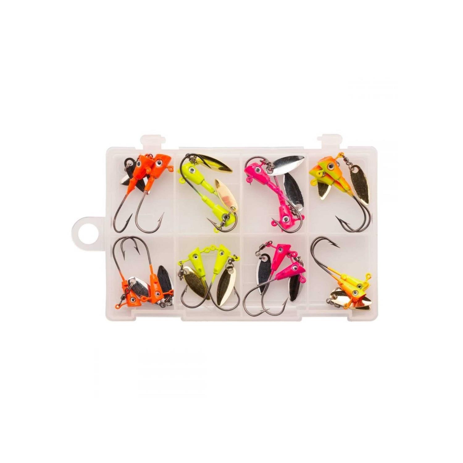Crappie Magnet Jig Heads Size and Crappie Fin Kit Magnet 1/8 Spin 1/16 - Image 5