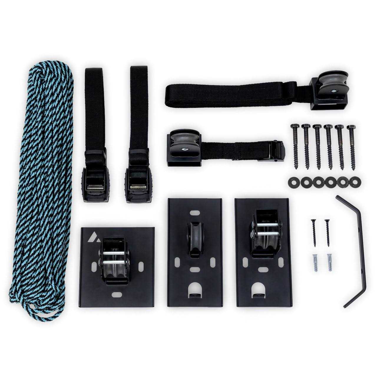 Teal Triangle Elite Kayak Pulley System, 150 lbs Ceiling Hoist, Kayaks, Canoes, and Paddleboards - Image 5