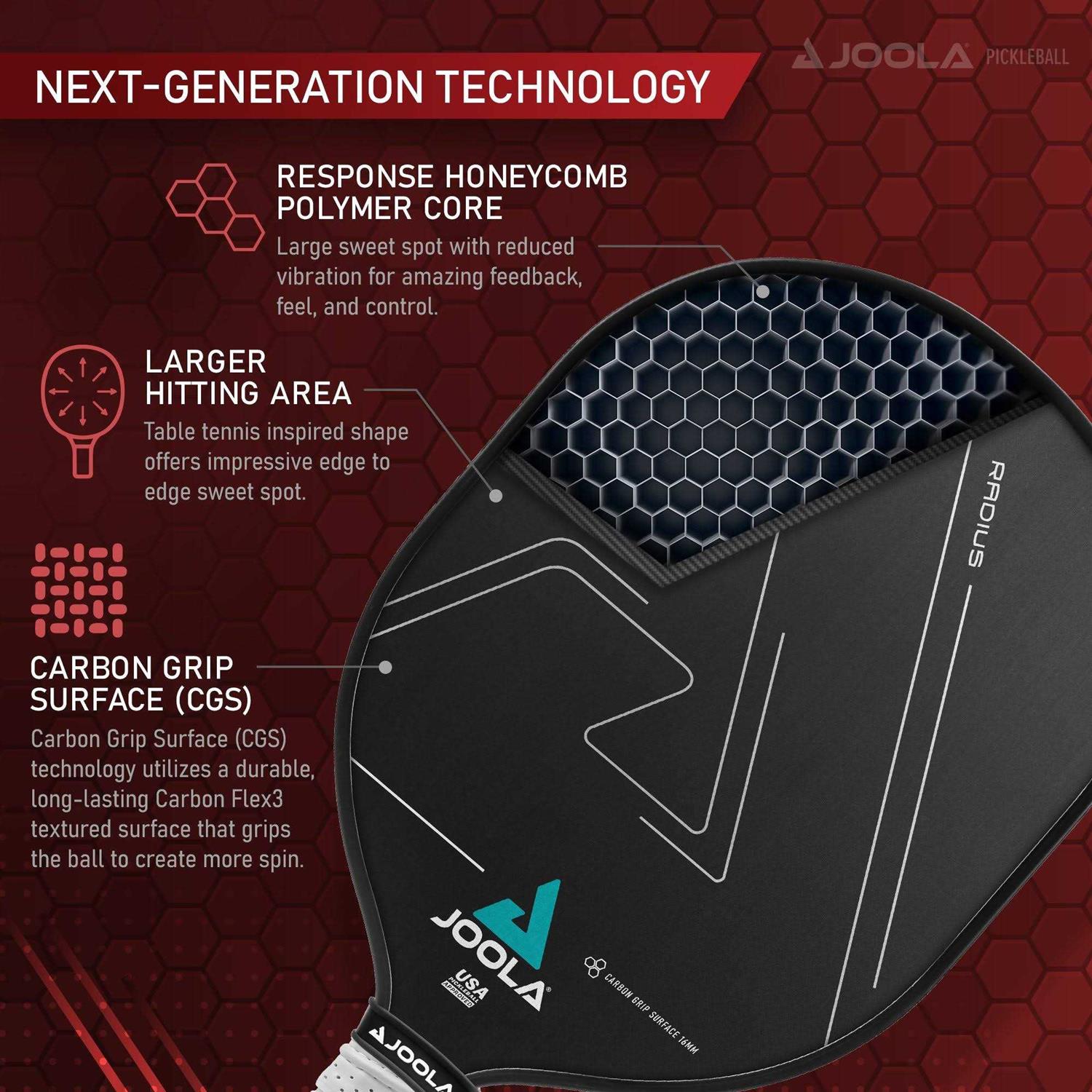 JOOLA Radius CGS Pickleball Paddle - Image 4