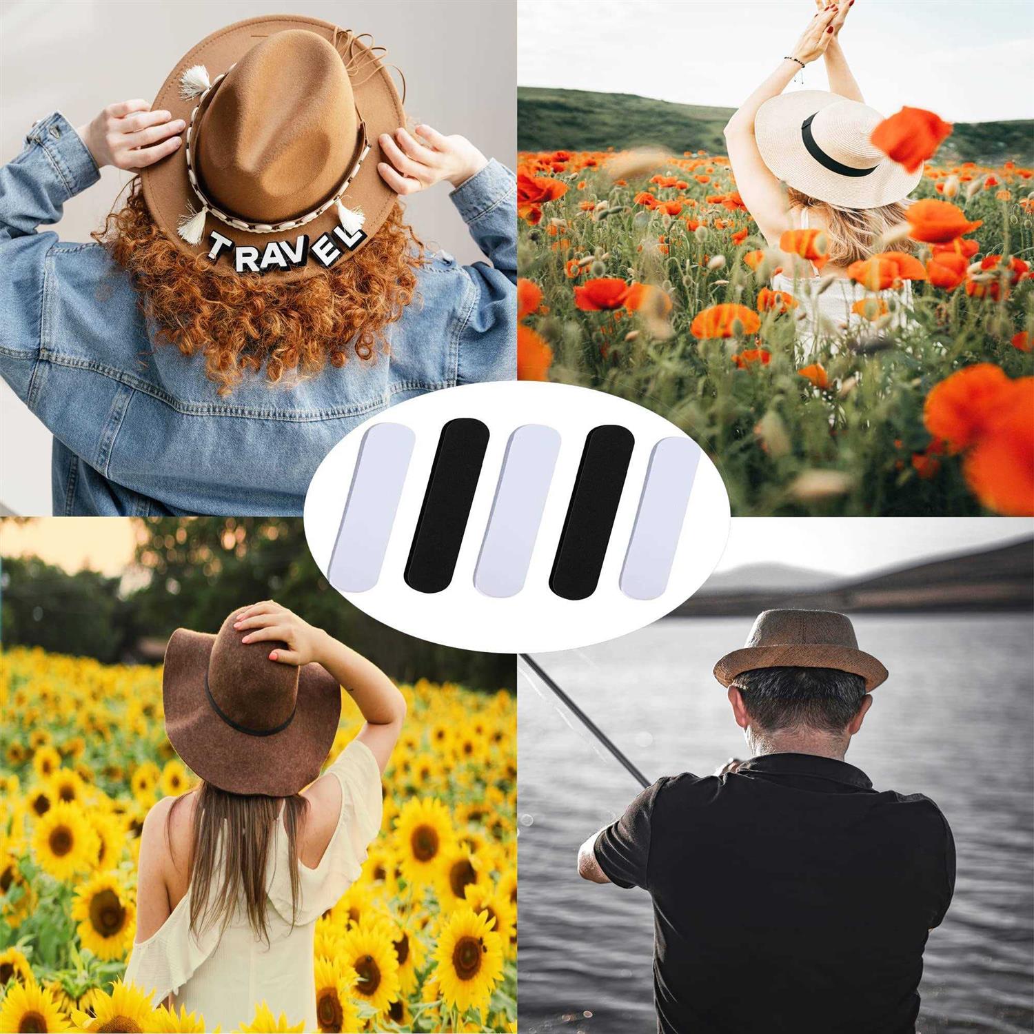 Hat Size Reducer 20 Self-Adhesive Hat Reducer Foam Reducing Tape - Image 4