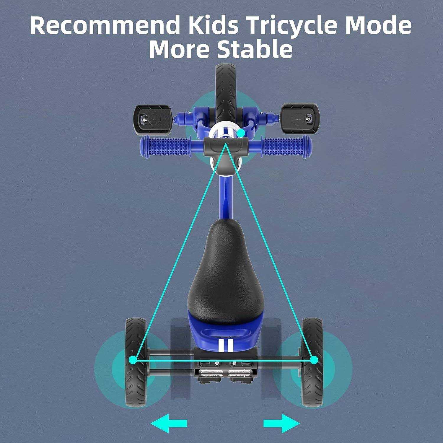 Xjd 5 in 1 Toddler Bike for 1-5 Years Old Boys Girls Kids Trikes for Balance Training Baby Bike Infant Trike - Image 3