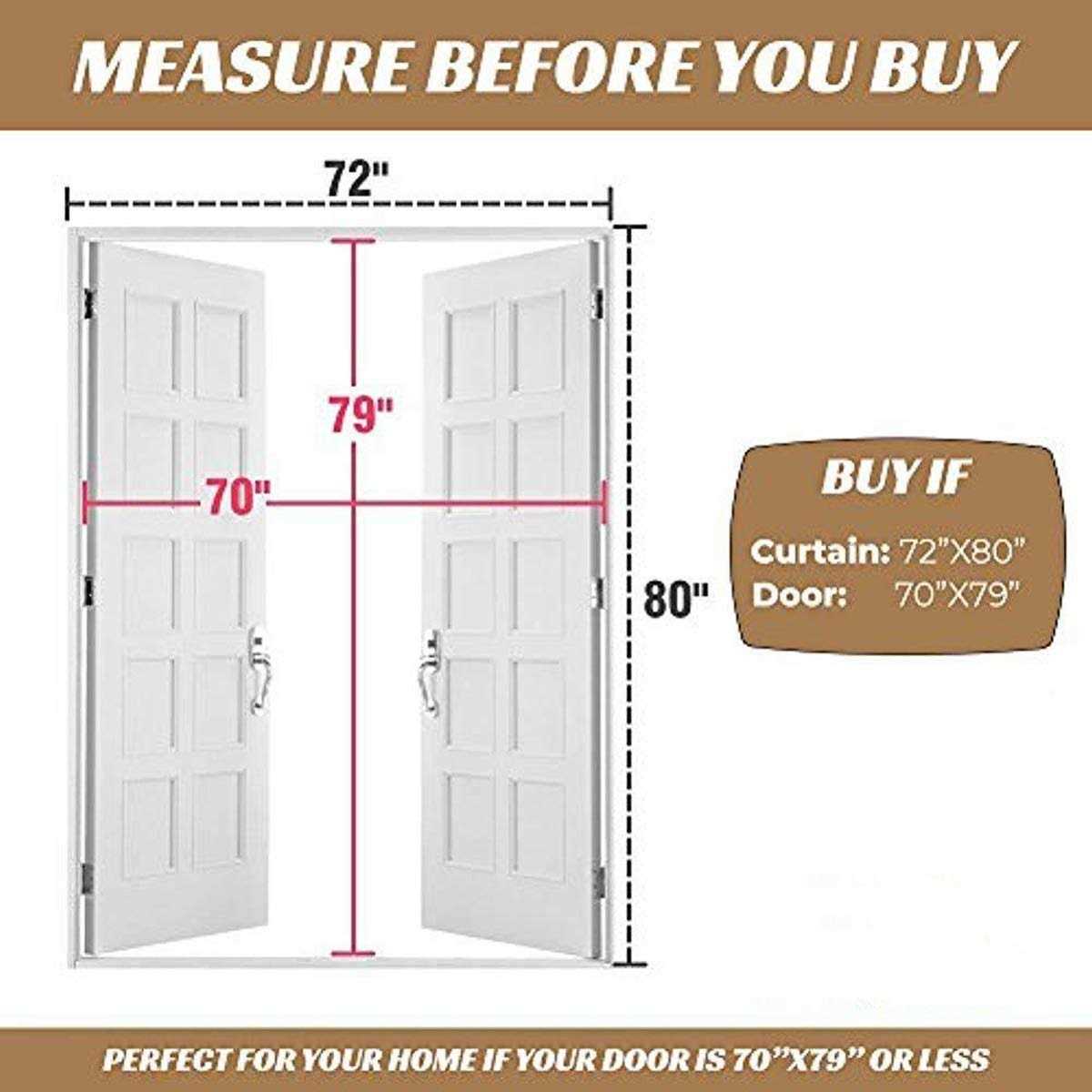 Large Hands Free Mesh Screen Net Door Magic Curtain with Heavy Duty Magnets Full Frame Velcro Mesh Curtain fit up to 72 inch x 80 inch Inchs Door - Image 5