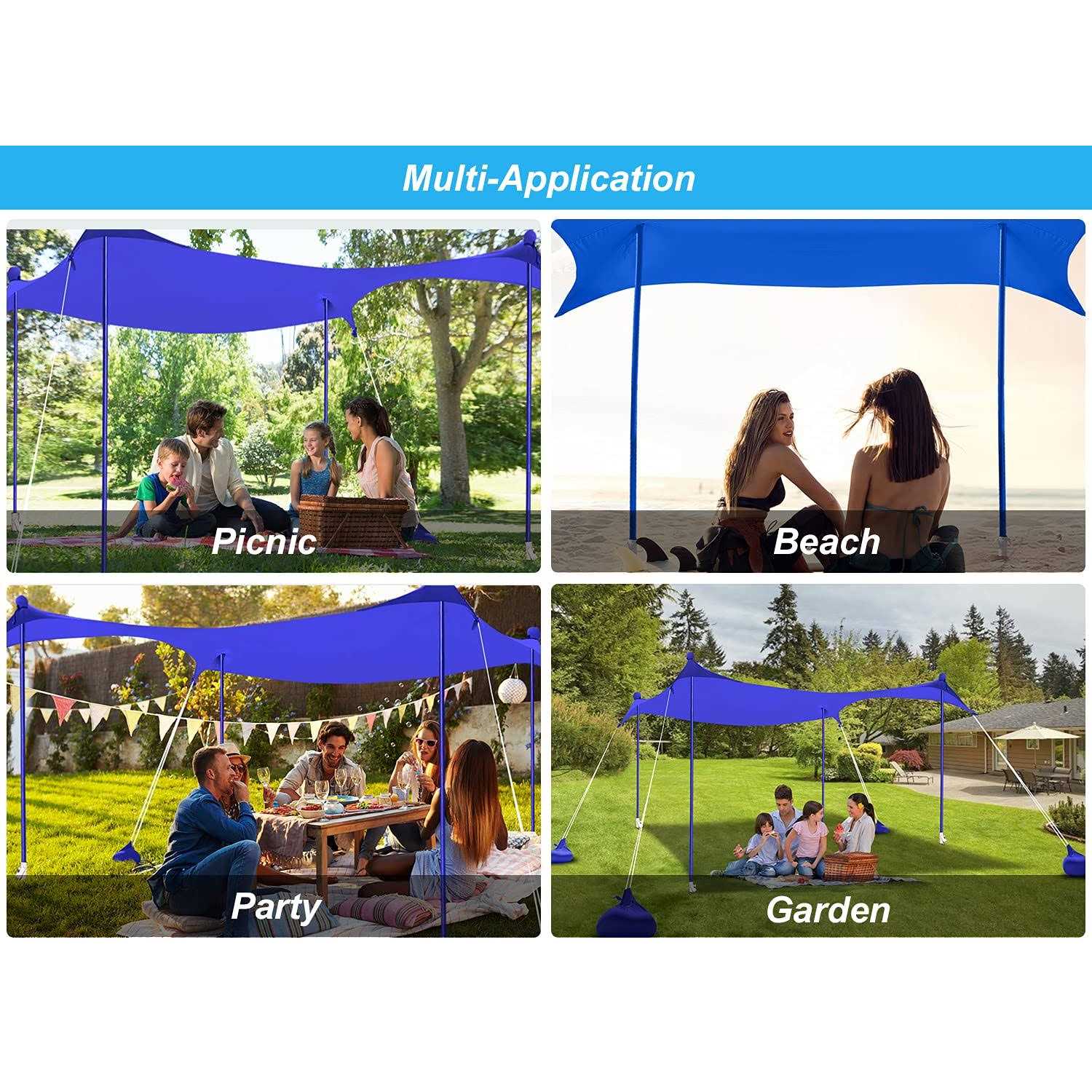 ABCCANOPY Beach Portable Sun Shelter for Beach - Image 3