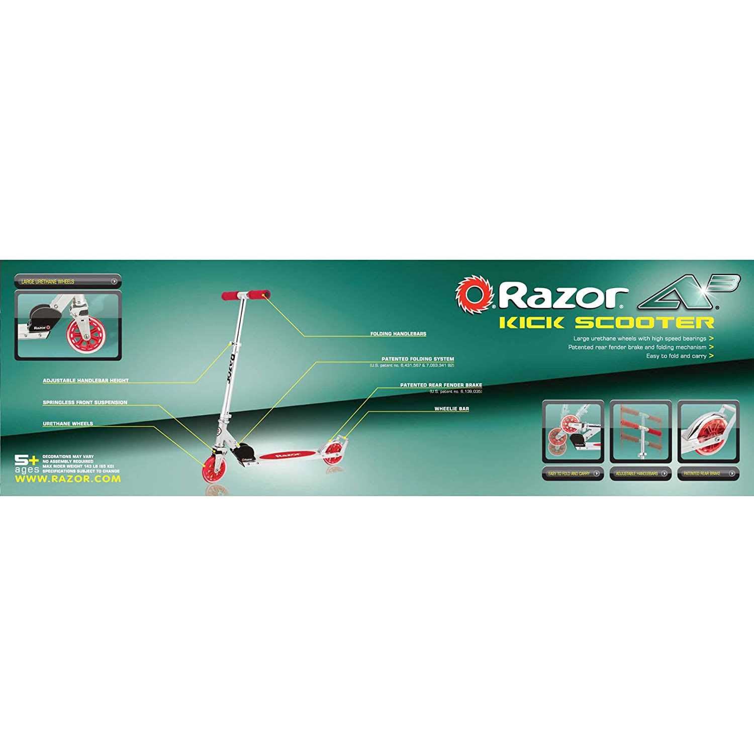 Razor A3 Kick Scooter - Image 4