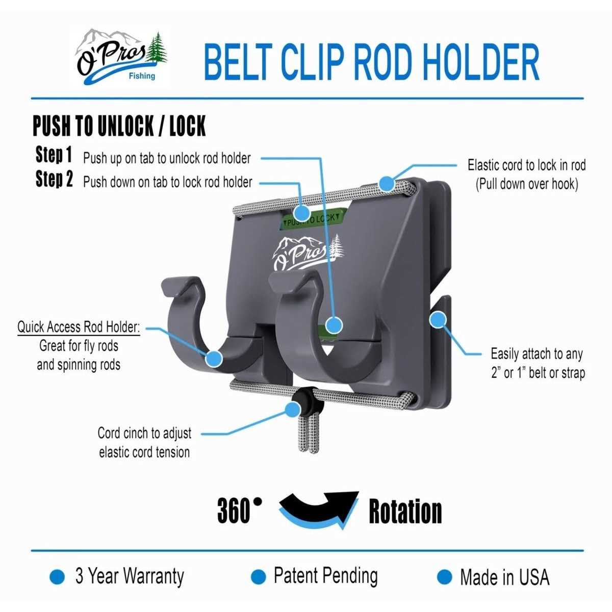 O'Pros 3rd Hand Rod Holder - Image 4