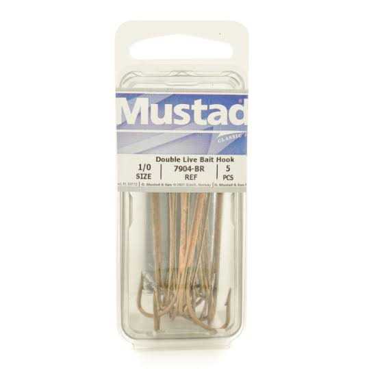 Mustad Double Live Bait/Liver Hook with Safety Pin - Image 3