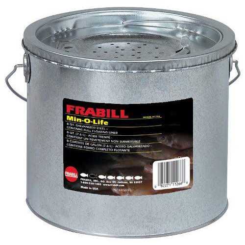 Frabill Galvanized 2-Piece Wade Floating Bucket - Image 3