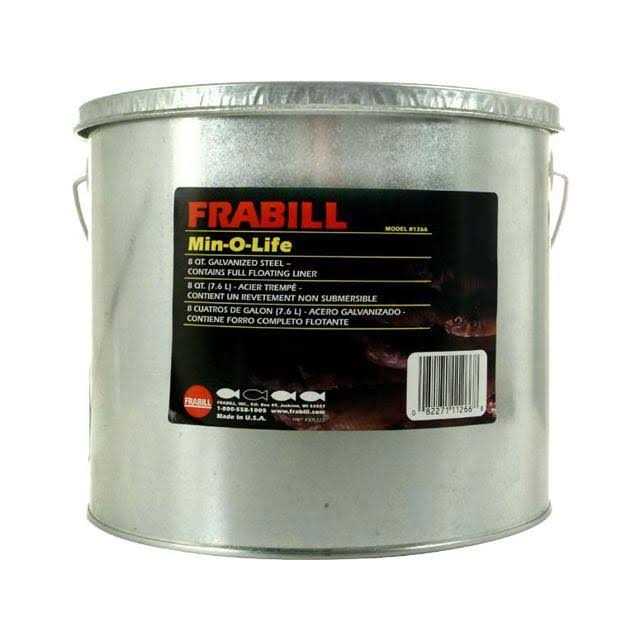 Frabill Galvanized 2-Piece Wade Floating Bucket - Image 4