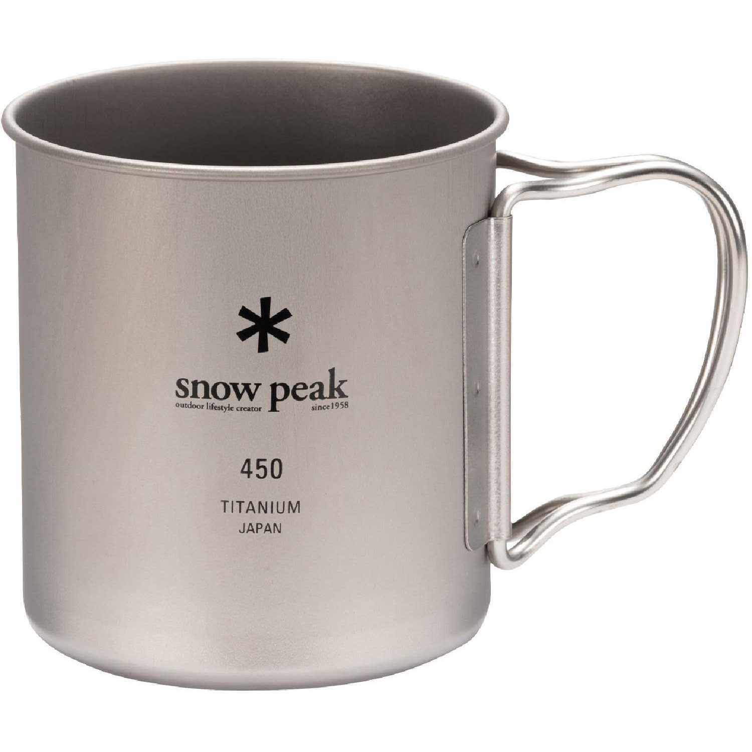 Snow Peak Single Wall 450 Titanium Cup