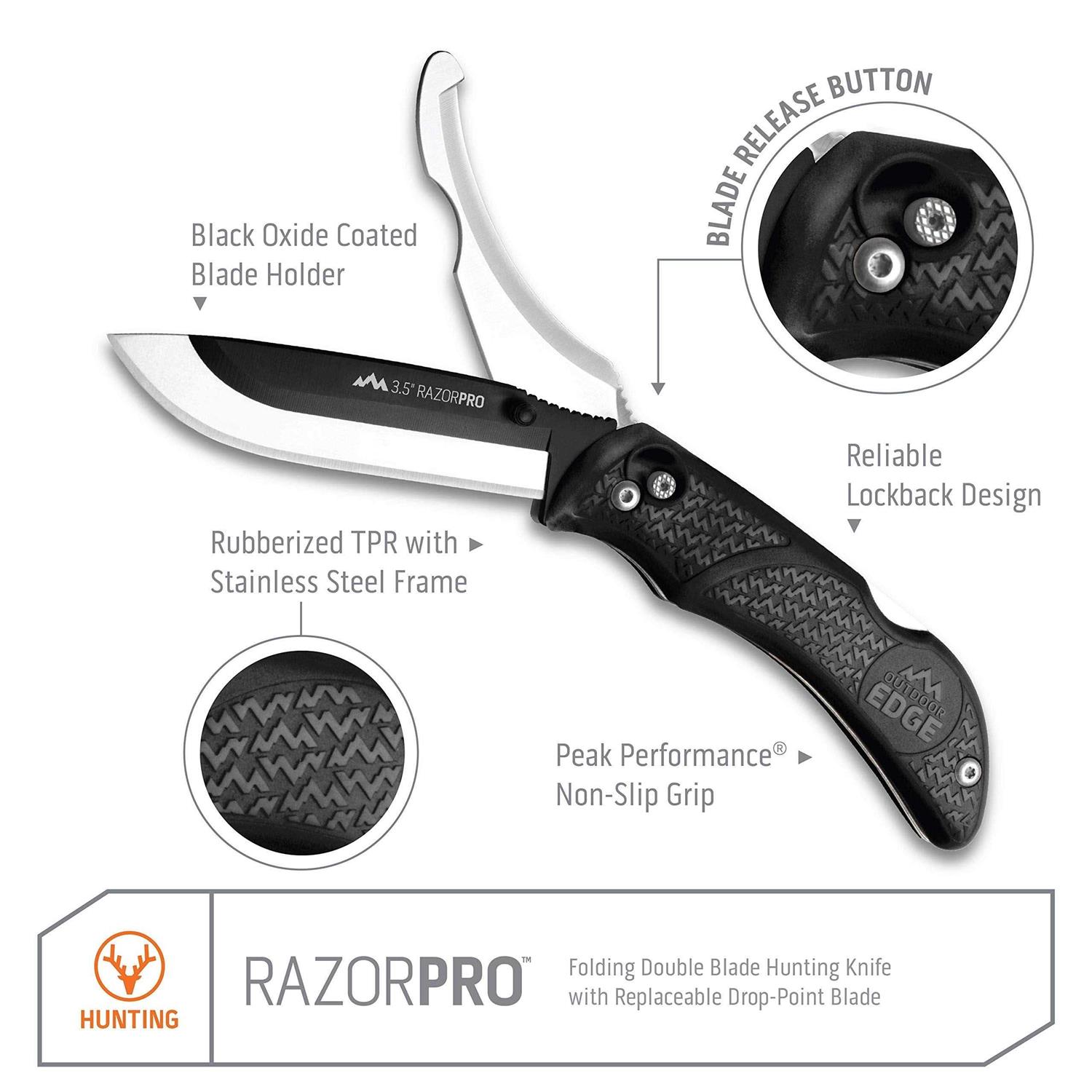 Outdoor Edge Razor-Pro Knife 6 Blades - Image 5