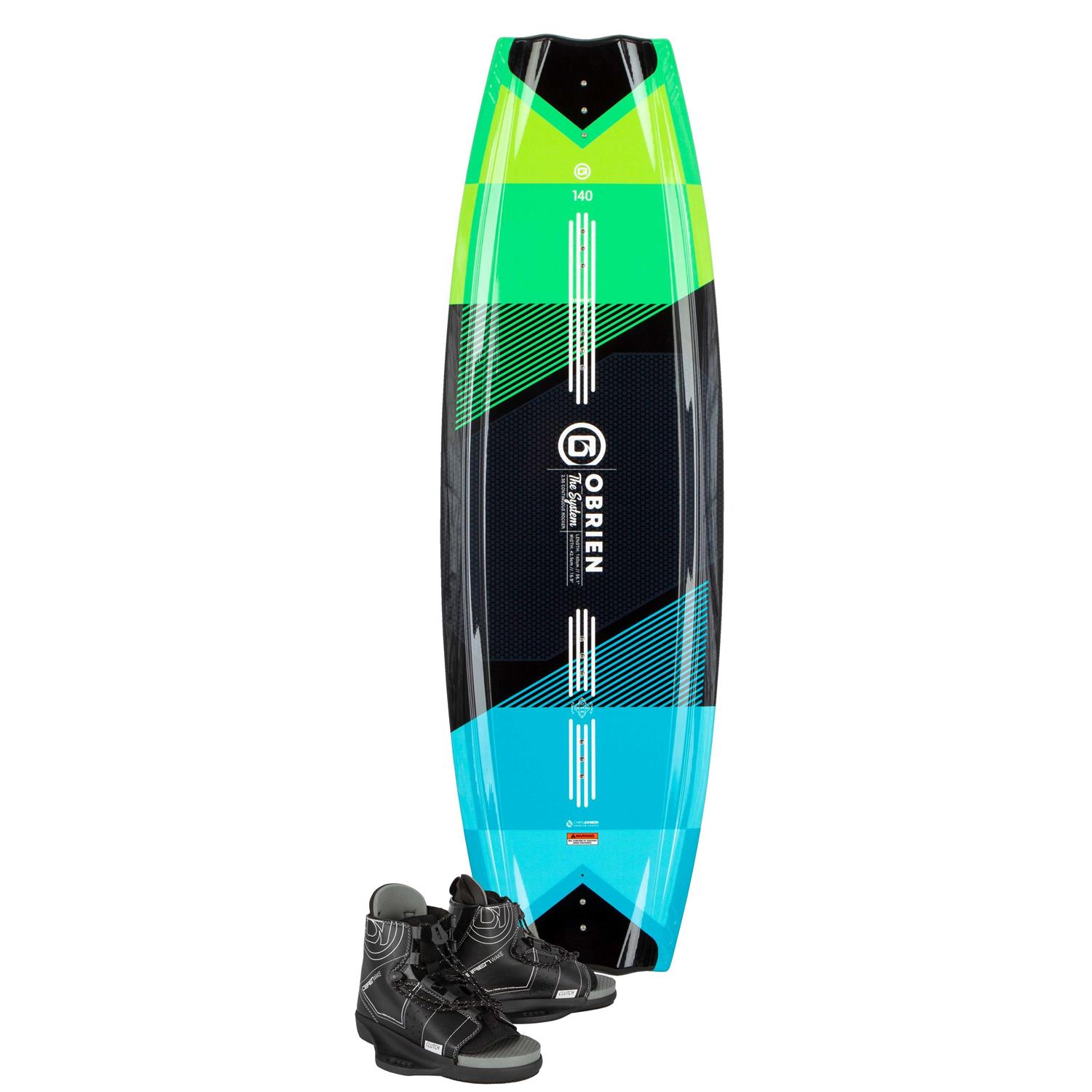 O'Brien System Wakeboard w/ Clutch Bindings - Image 5