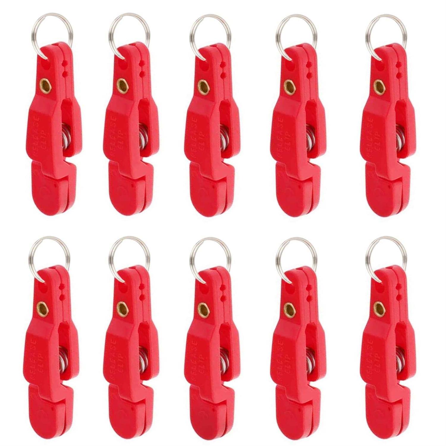 FUNORNAM Heavy Tension Snap Release Clips for Weight Planer Board Kites Downrigger Trolling Fishing