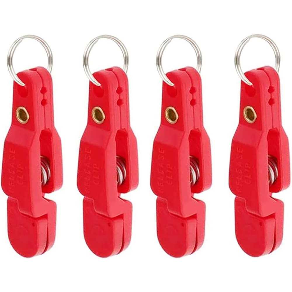 FUNORNAM Heavy Tension Snap Release Clips for Weight Planer Board Kites Downrigger Trolling Fishing - Image 5