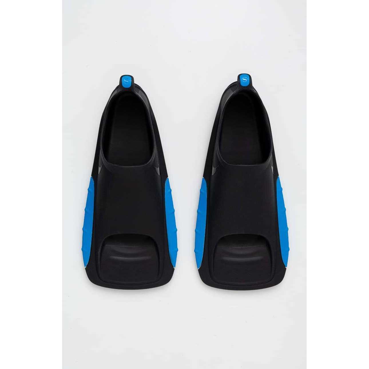 Nike Fins Black Blue - Image 3