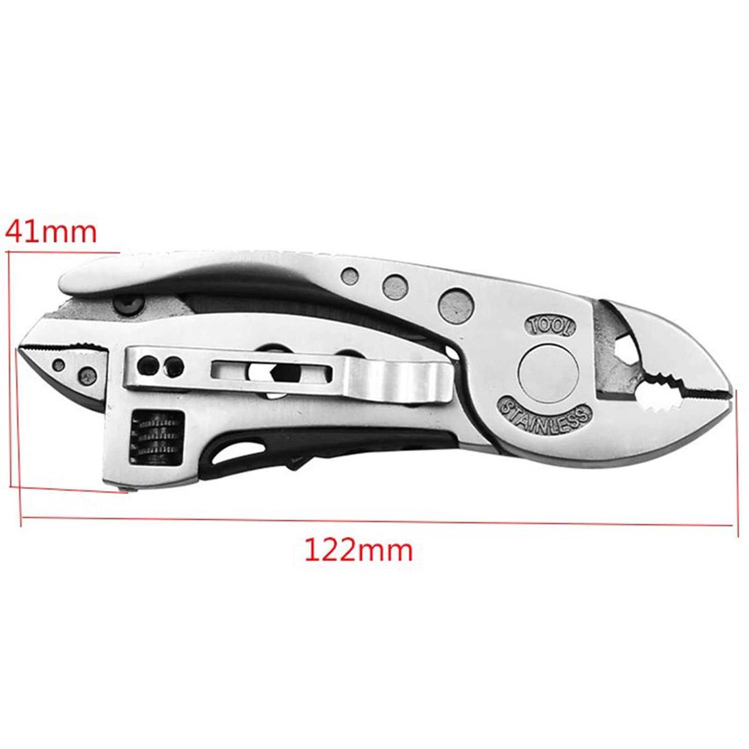 Multitool Adjustable Wrench Jaw+Screwdriver+Pliers Multitool Set - Image 5