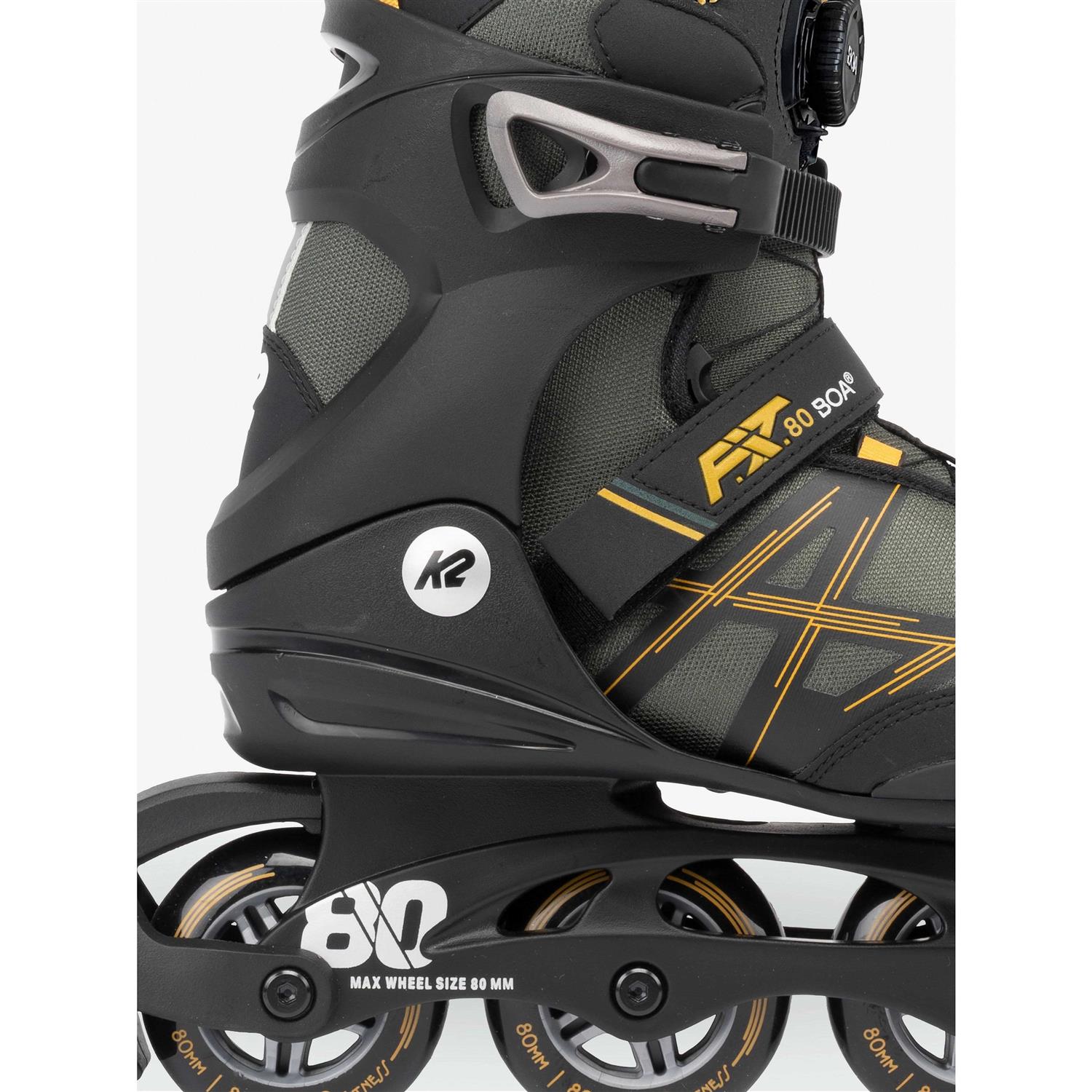 K2 F.I.T 80 Boa Inline Skates - Image 2
