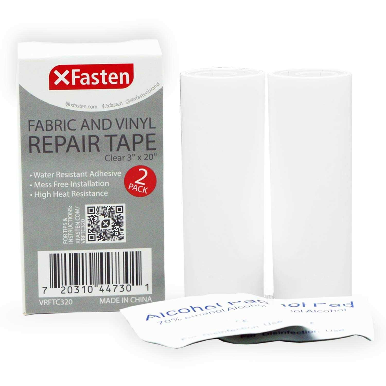 XFasten Fabric and Vinyl Repair Tape Clear 3-Inches by 20-Inches - Image 5