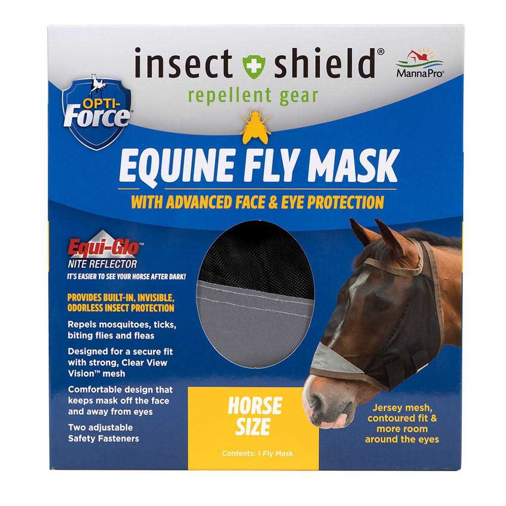 Manna Pro Opti-Force Equine Fly Mask