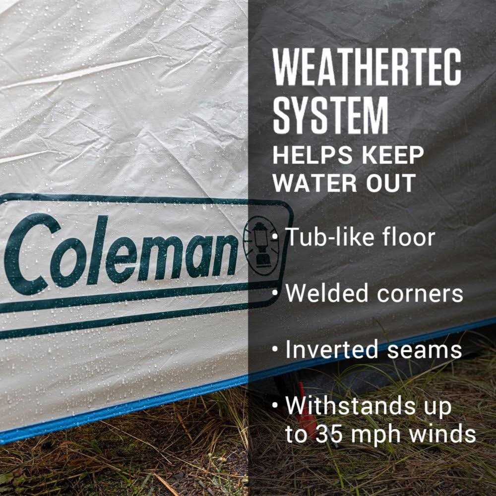 Coleman Person Cabin Tent with Screened Porch - Image 4