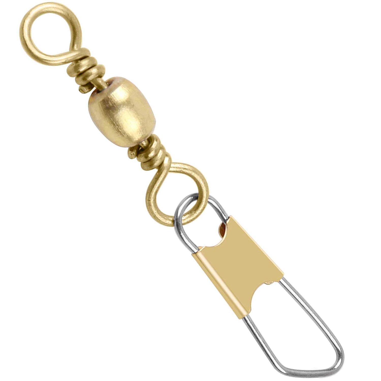 Shaddock Fishing Fishing Barrel Swivel with Nice Snap-100pcs Fishing Connector Snap Swivels Solid Rings Fishing High Strength Fishing Accessories Fishing Tackle