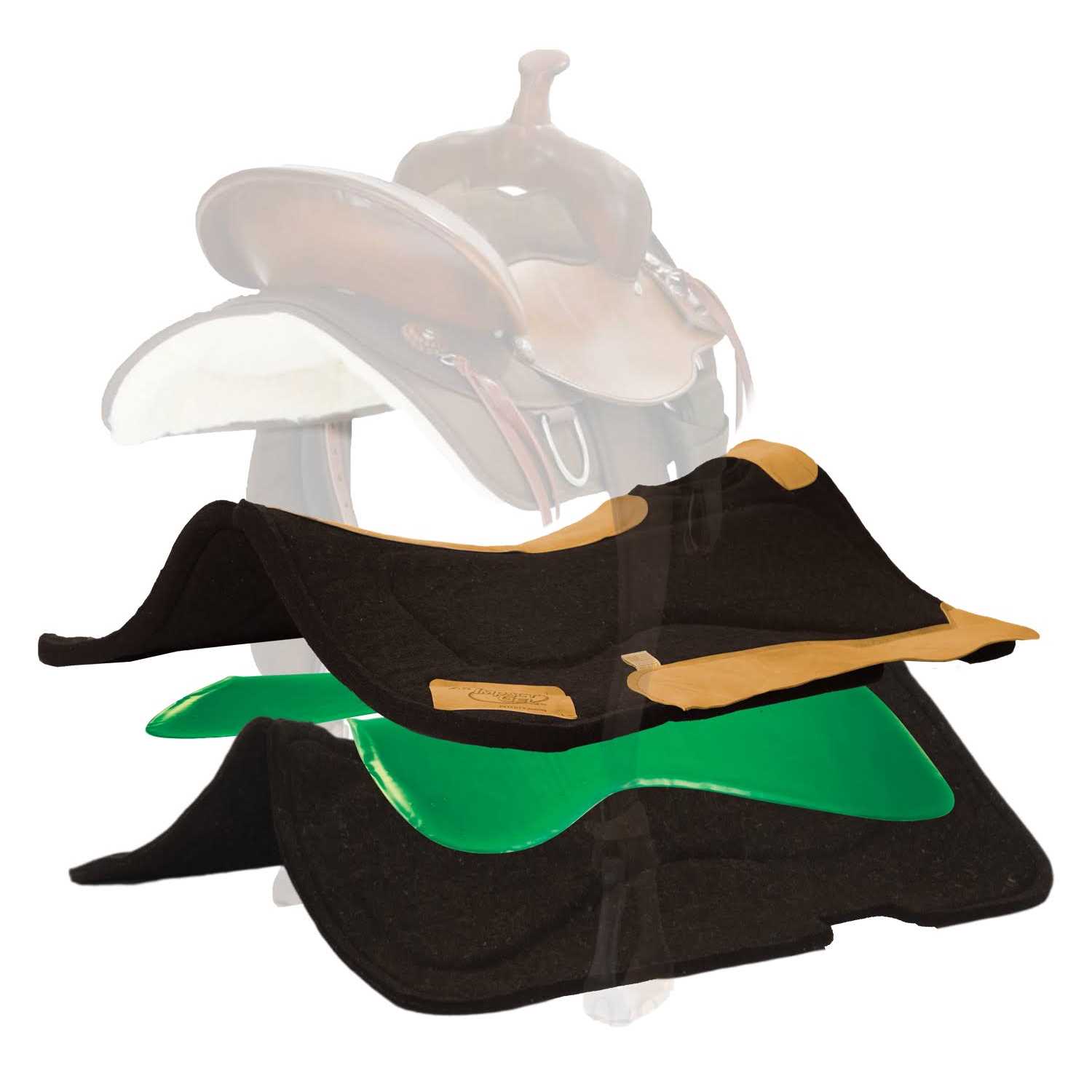 Impact Gel Contour Saddle Pad - Image 4