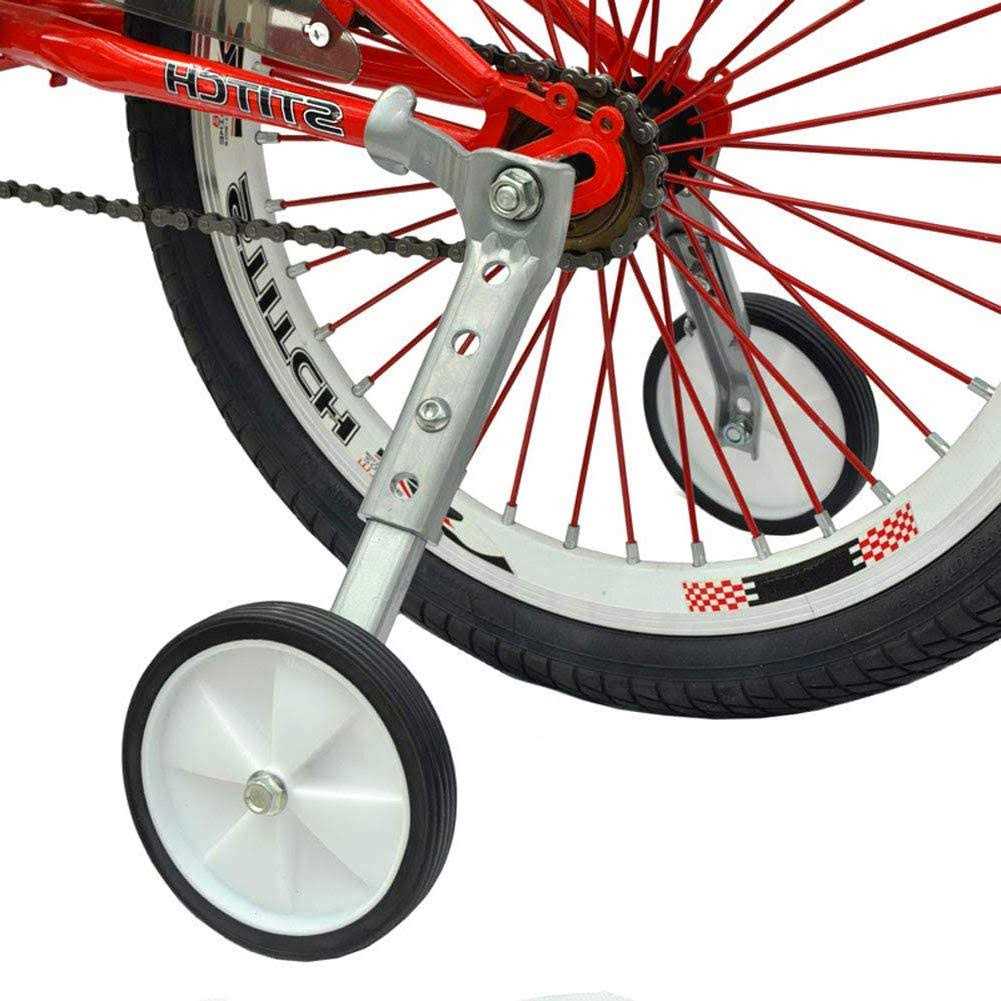 DOUBLE 2 C Training Wheels Heavy Duty Bicycle Training Wheels for Kids Bike Stabilizer Mounted Kit Compatible for 16 18 20 22 inch Bike